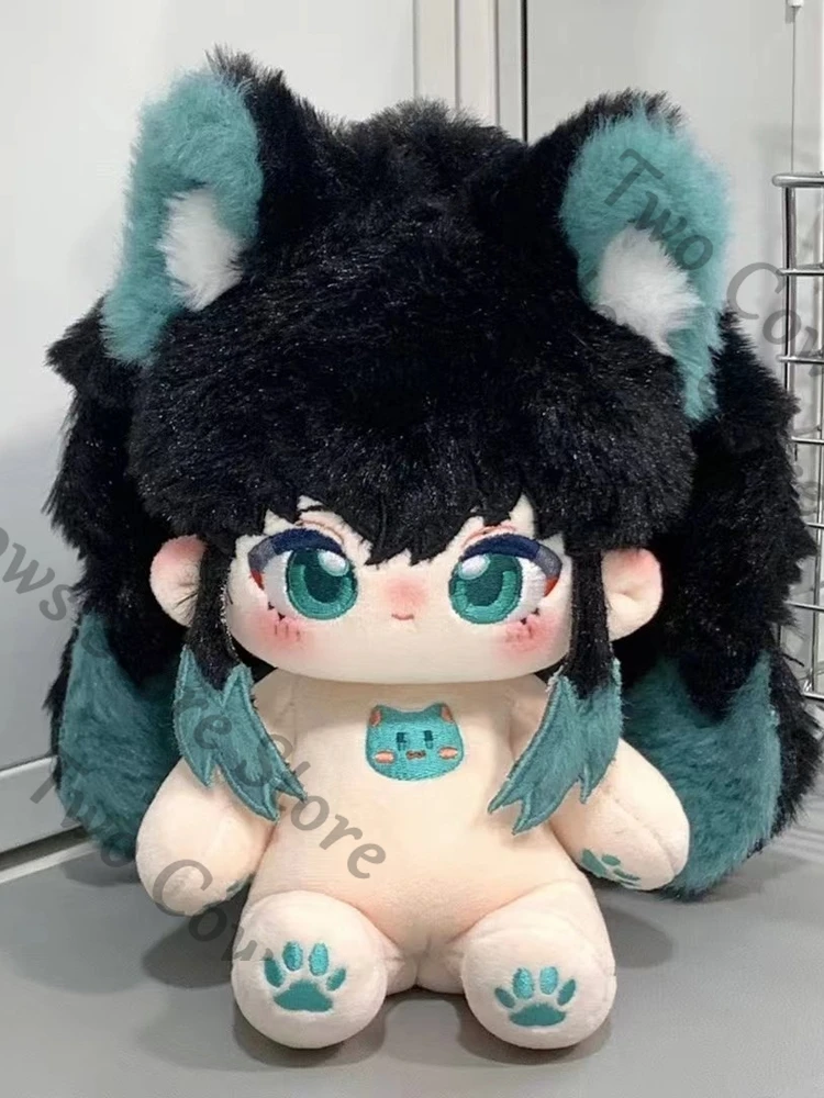 

20 см игра аниме Demon Slayer Tokitou Muichirou косплей хлопковая кукла мультяшный костюм сменные фигурки очаровательный пушистый голый подарок для ребенка