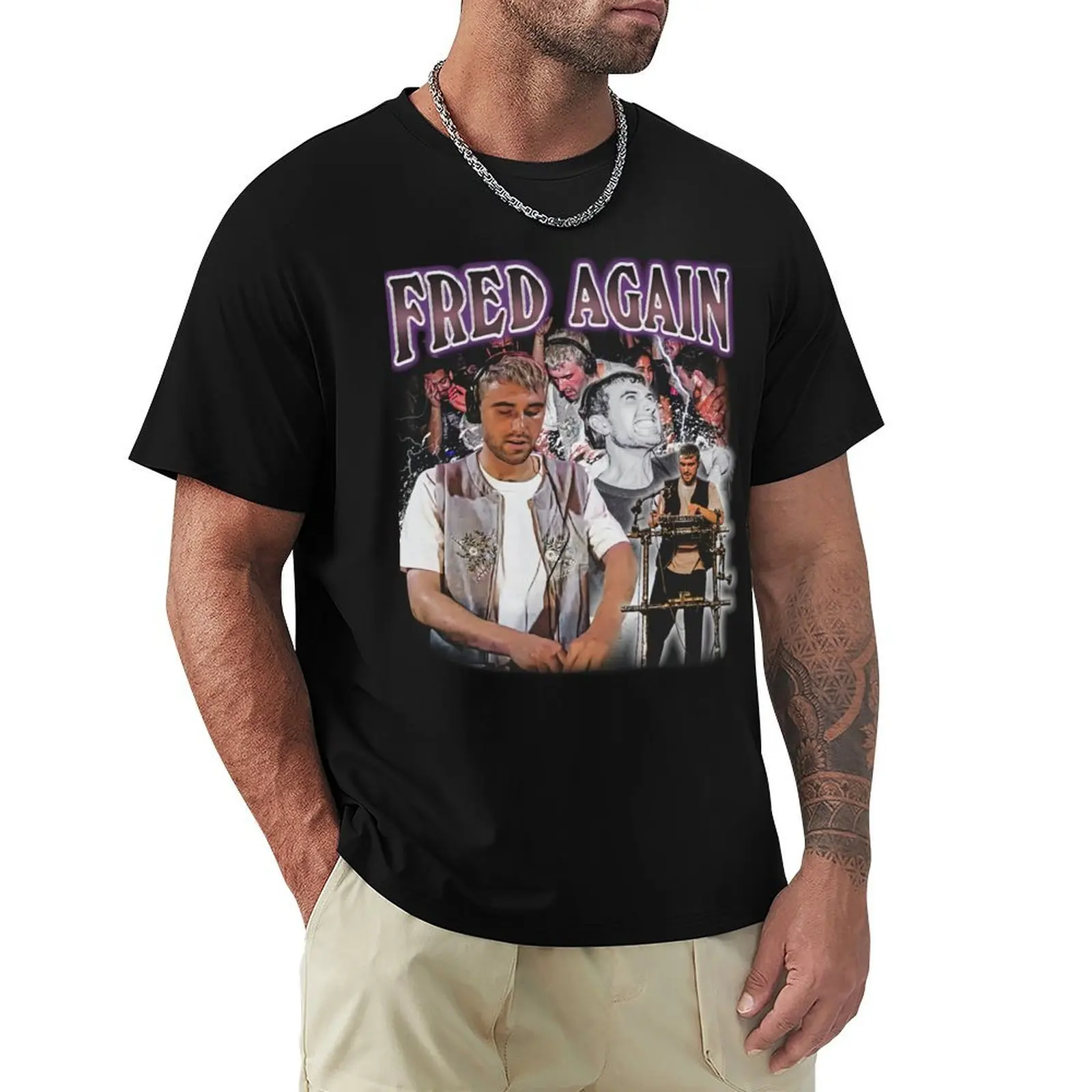 Fred Again Vintage T-Shirt Streetwear Print Tee Shirt