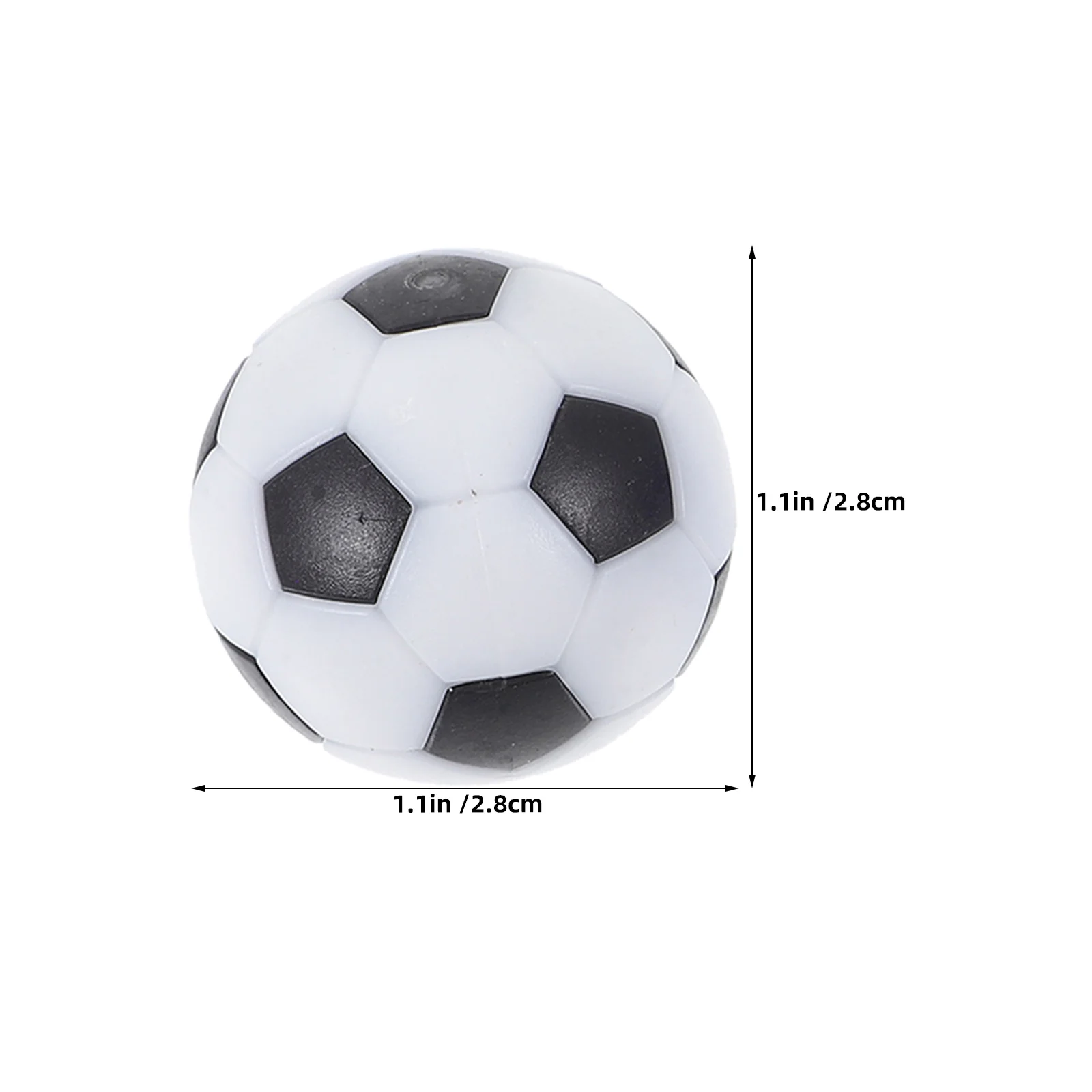 18 Pcs 's Table Football Desktop Foosball Soccer Balls Replacement Replacements