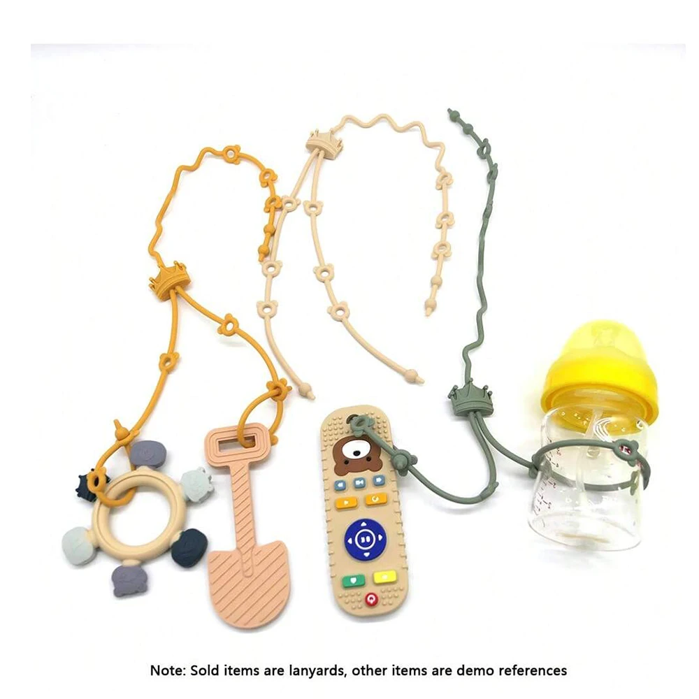 1/3/9 قطعة لهاية سيليكون سلسلة مصاصة زجاجة عضاضة اللعب منع فقدان للأطفال حمل العناصر منع فقدان #6