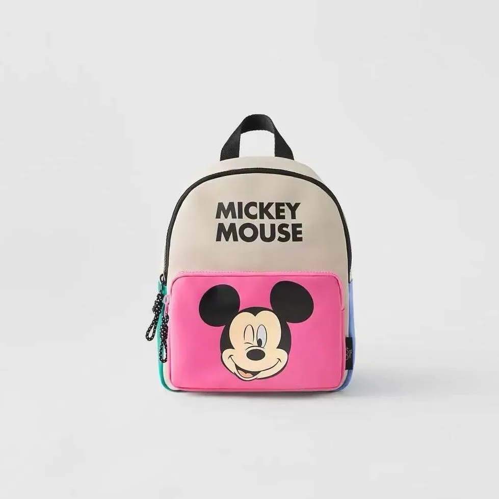 

Disney Cartoon Backpack Women's Mickey Mouse Donald Duck Pattern Student School Bag Large Capacity Backpack Girls Shoulder Bag