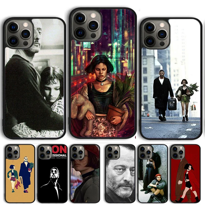 Leon Matilda Natalie Portman Movie Phone Case Cover For iPhone 15 16 14 13 12 Pro Max mini 11 Pro Max XS XR Plus Shell