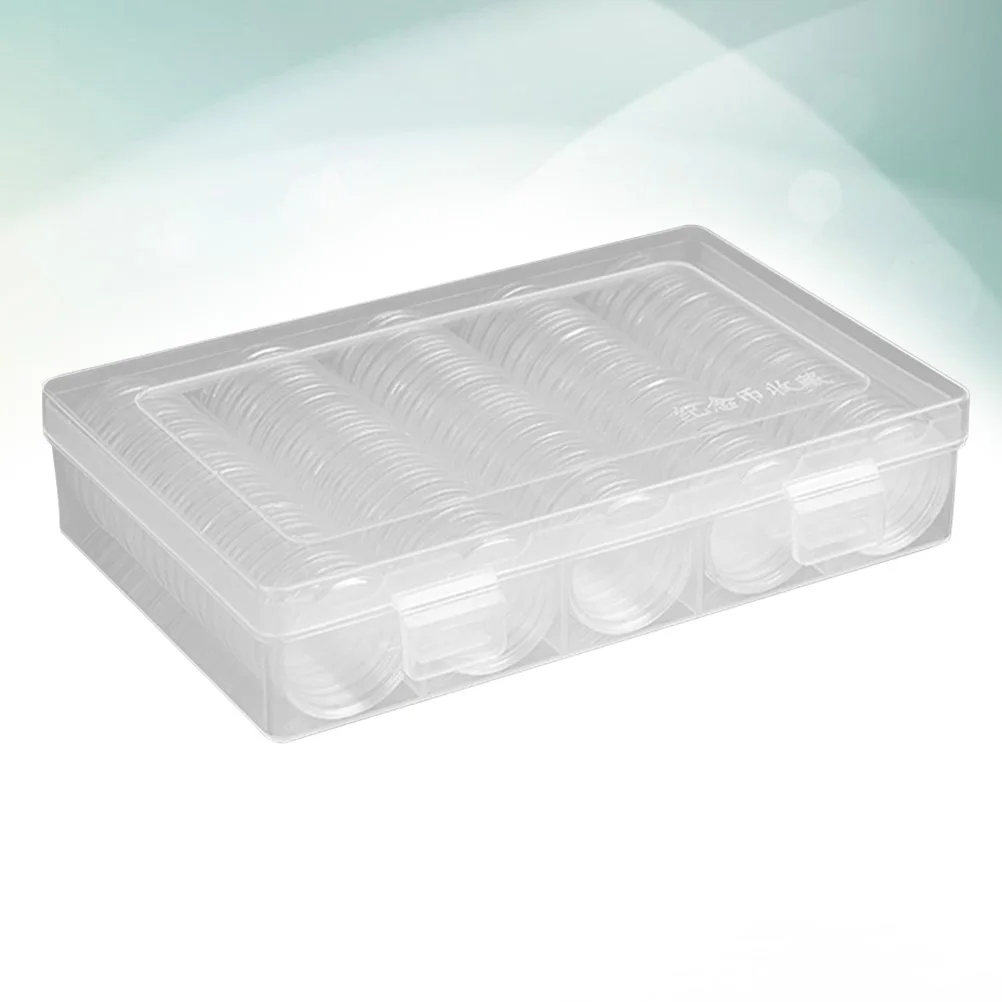Commemorative Coin Storage Box Organizer Case Universal Collection Supplies Holder