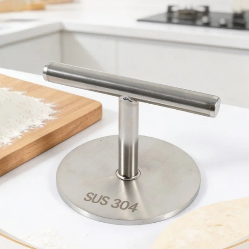 Stainless steel press cake mold 5mm thick press pancake burger meat patty biscuit steak household kitchen tools