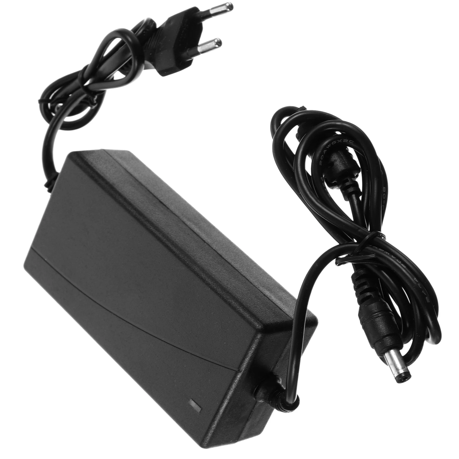 

12V 3a 2 Round Pin Ac Power Adapter with Hard Plastic Case for LED Light Security Power Supply Cord