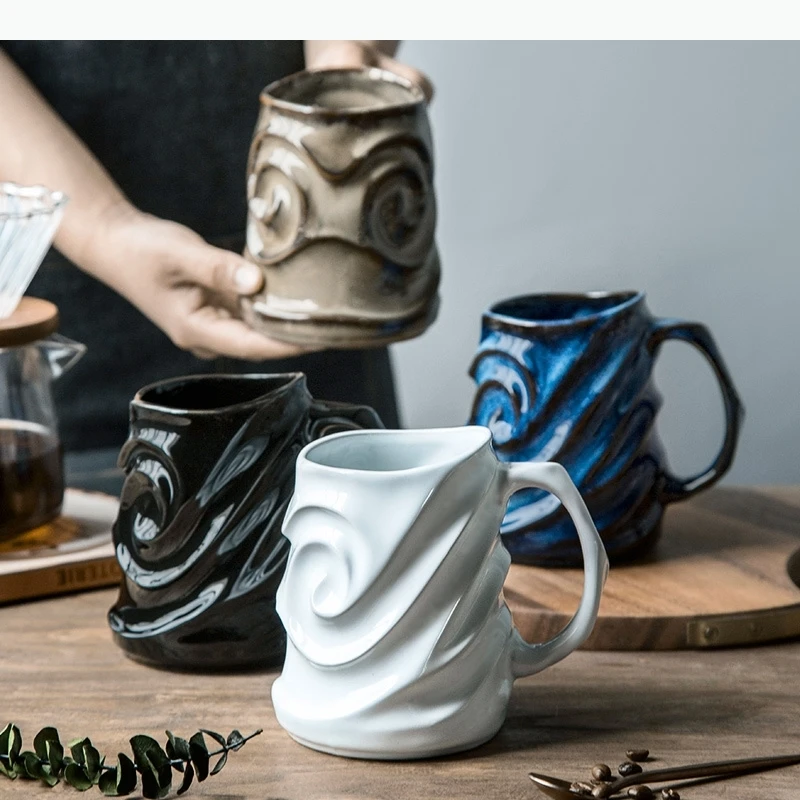 

500 мл большая емкость, керамическая кружка для воды, домашнее молоко, офис, послеобеденный чай, набор для питья кофе, подарок