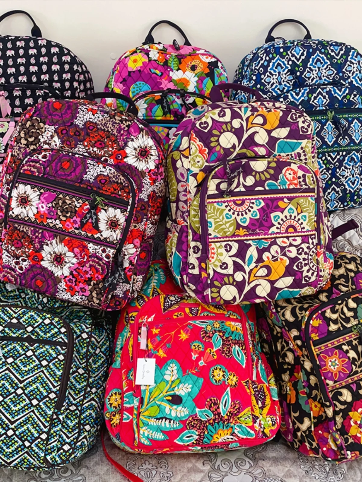 vera-bradley-american-style-pure-original-environmental-printing-backpack-bookbag-floral-pattern-soft-cotton-large-size-unisex