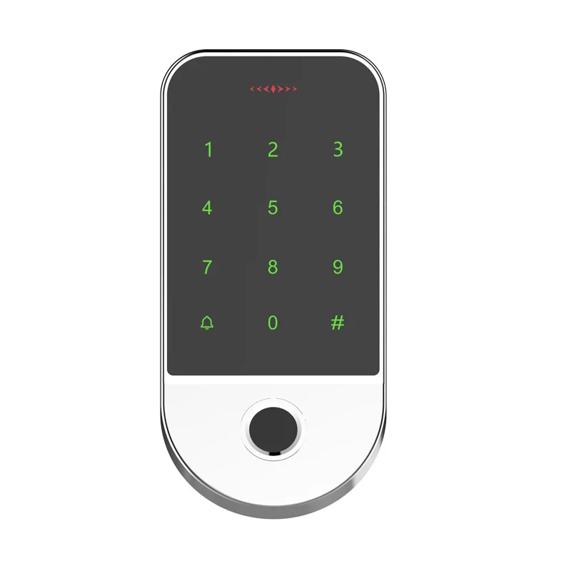 Fingerprint Touch IC Access Control Electronic Door Lock Gate Opener Smart Keypad Reader 13.56Mhz Card