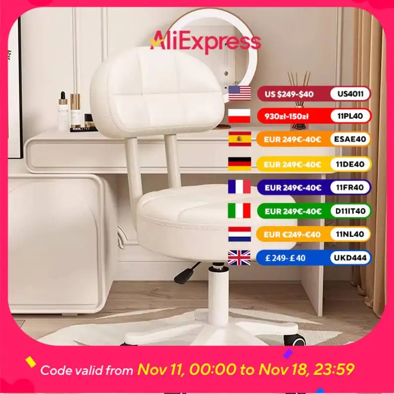 

Comfy Elegant Wheels Office Chair Luxury Backrest Nordic Design Gaming Chairs Modern Adjustable Sillas De Oficina Furniture