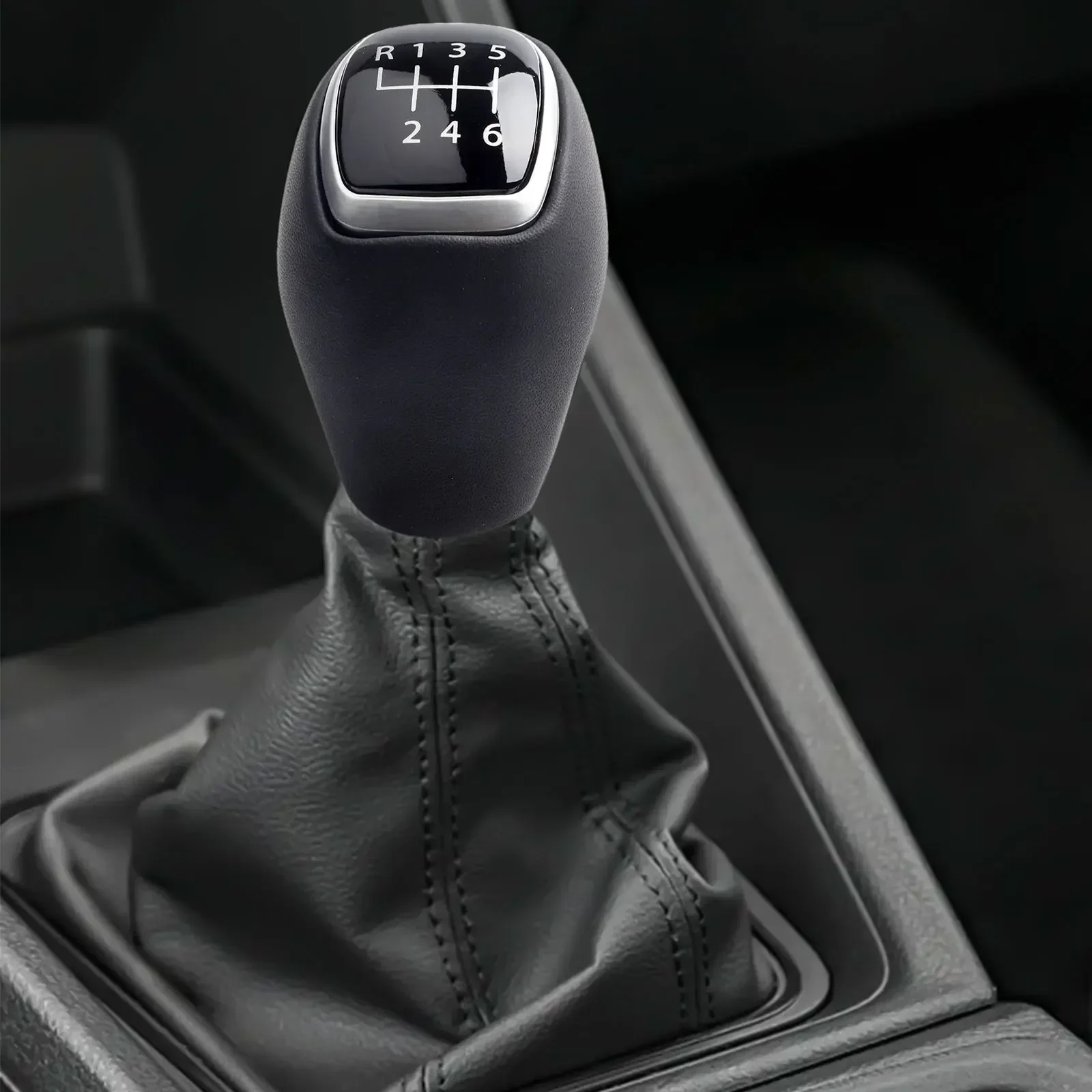 

6Speed Car Gear Shift Knob Shifter Head Gear Stick Shift Knob Lever Manual Transmission For Hyundai For Tucson TL MK3 2017-20