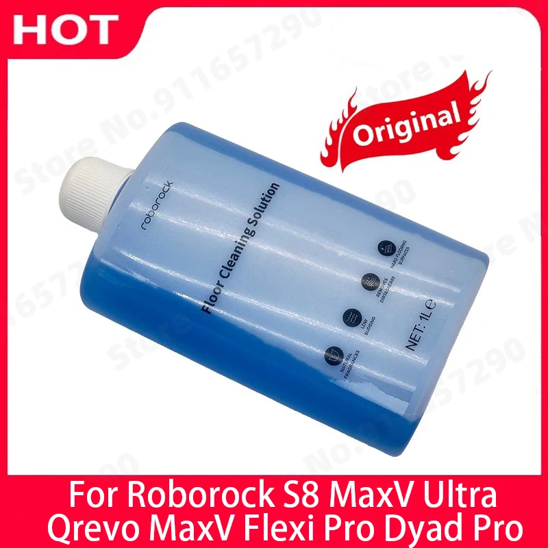 Official Original Floor Cleaning Solution for Roborock S8 MaxV Ultra Qrevo MaxV Flexi Pro Dyad Pro Vacuum Mops Antibacterial