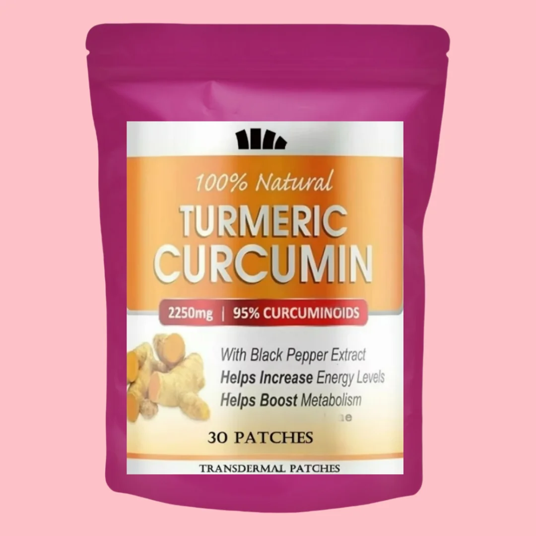 

Куркума с куркумой и черным перцем, трансмиссионные пластыри, улучшенное впитывание, поддержка суставов, 30 пластырей