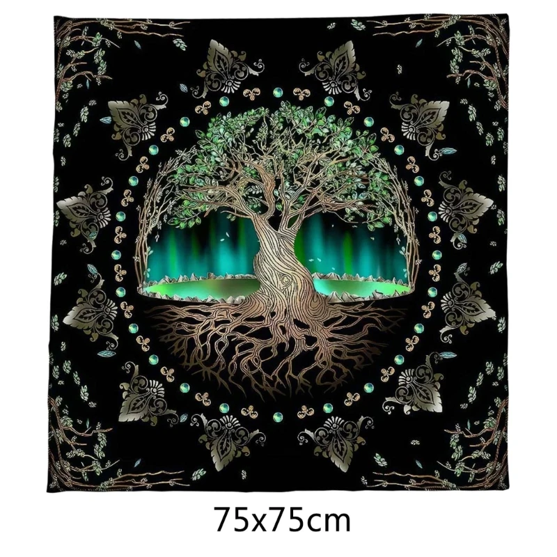 Tree Of Lifes Tarots Tablecloth Astrologys Witchcrafts Deck Cloth Wall Decors