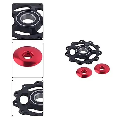 NEW HOT In Stock-11T MTB Bicycle Rear Derailleur Jockey Wheels Jockey Wheel Ball Bearing Front Derailleur Guide Pulley