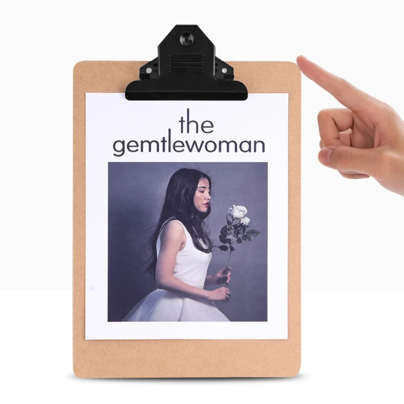 Log Color Fiber Board Clip Mini Clipboard for Nurse or Enterprise Use Board with Pen Insertable Option Compact Work Organizer