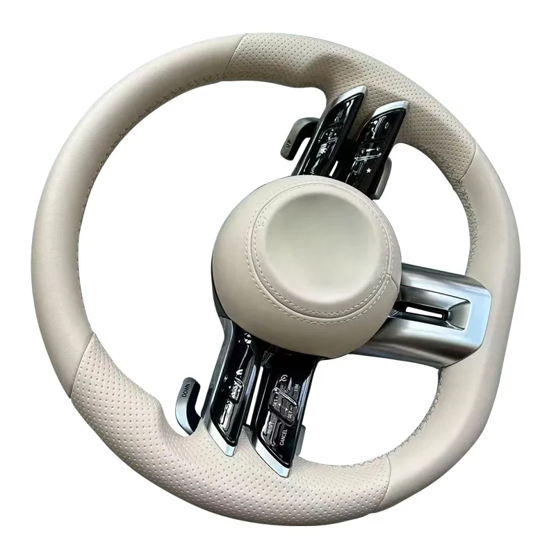 

Dragonfly steering wheel assembly, carbon fiber & leather versions, for racing use