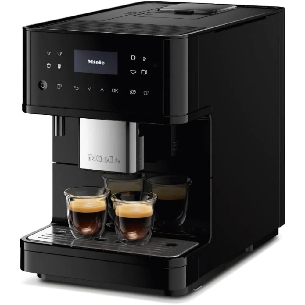 Combinação automática de cafeteira e máquina de café expresso Wifi, preto obsidiana - moedor, cafeteira