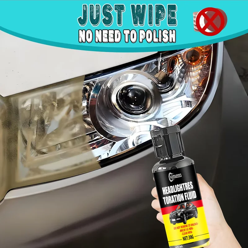 NEW Car Headlight Liquid Polymer Polisher Light Restoration Besteam Headlamp Scratch Remover Repair Cleaning Auto Part