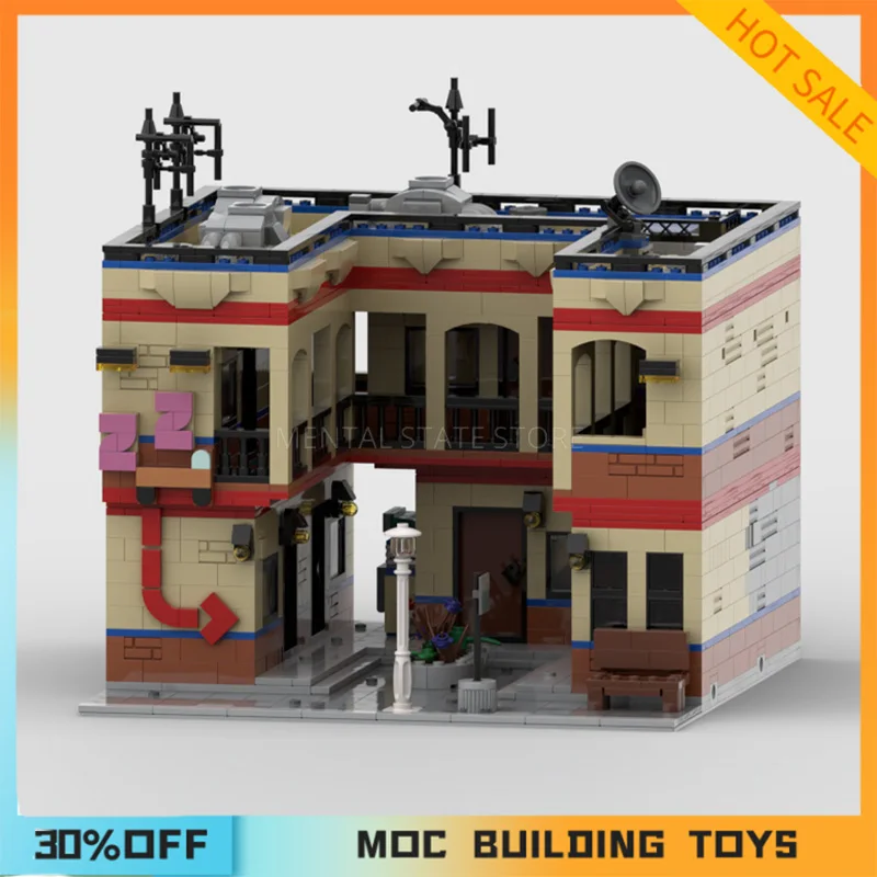 2583PCS Customized MOC Budget Motel Modular Building Blocks Technology Bricks DIY Creative Assembly Toys Holiday Gifts