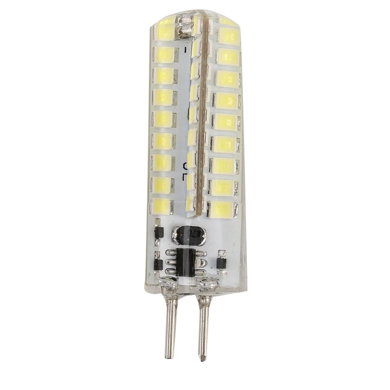 8X 6.5W GY6.35 LED Bulbs 72 2835 SMD LED 320Lm 50W Halogen Lamps Equivalent Dimmable Pure White 6000K 360 Degree Beam