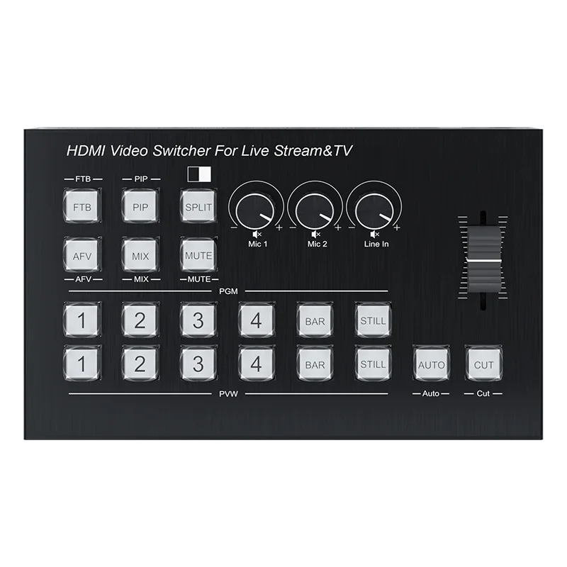 Live Streaming Video Switch Cast Switching & Replay Controller Mix Broadcast Switch Splitters & Converters