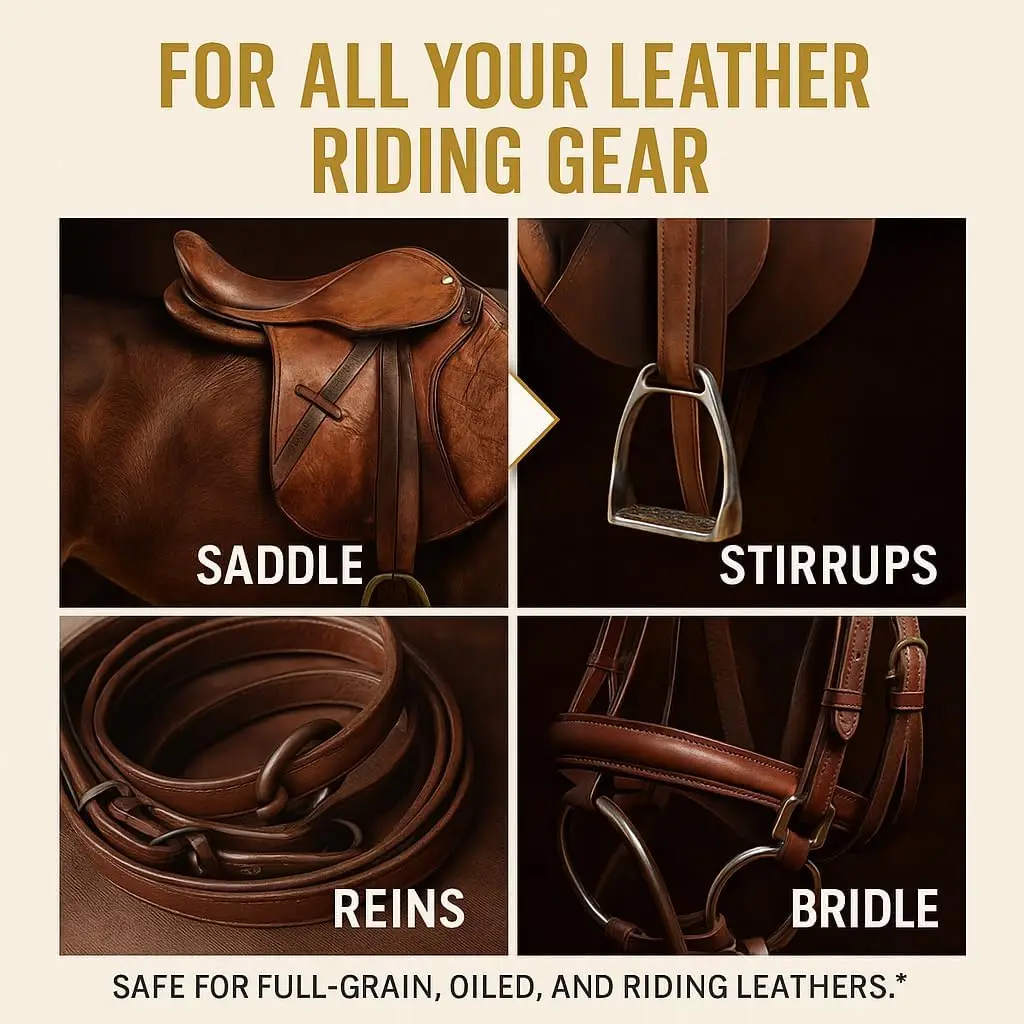 كريم سرج جلدي ممتاز ينشط واستعادة التكييف العميق ومحسن اللمعان لسرج الحصان ومعالجة المعدات