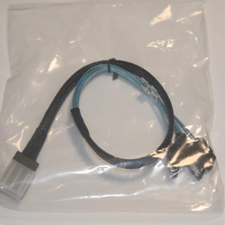 

Sas Sata Cable Mini-SAS SFF-8087 to 4 SATA Cable Mini SAS 4i SFF8087 36P To 4 SATA 7P Cable 12Gbps 50cm Hard Drive Data