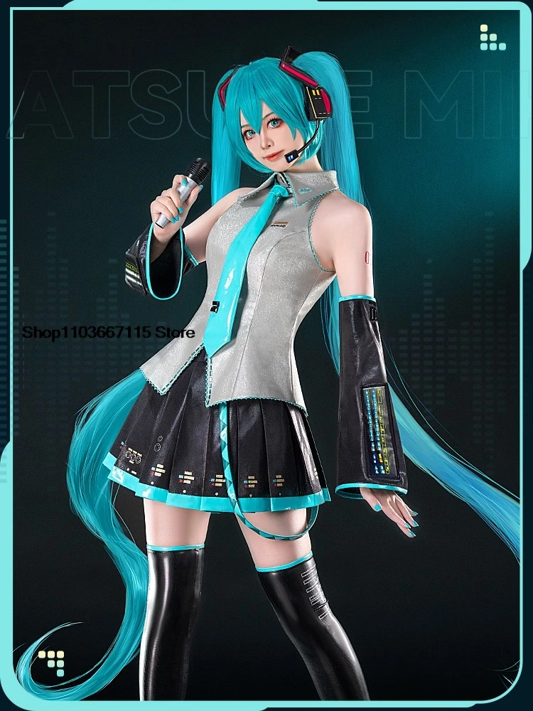 VOCALOID Mikuu Cosplay Costume VOCALOID Mikuu Cosplay Mikuu Glow Formula Costume and Cosplay Wig