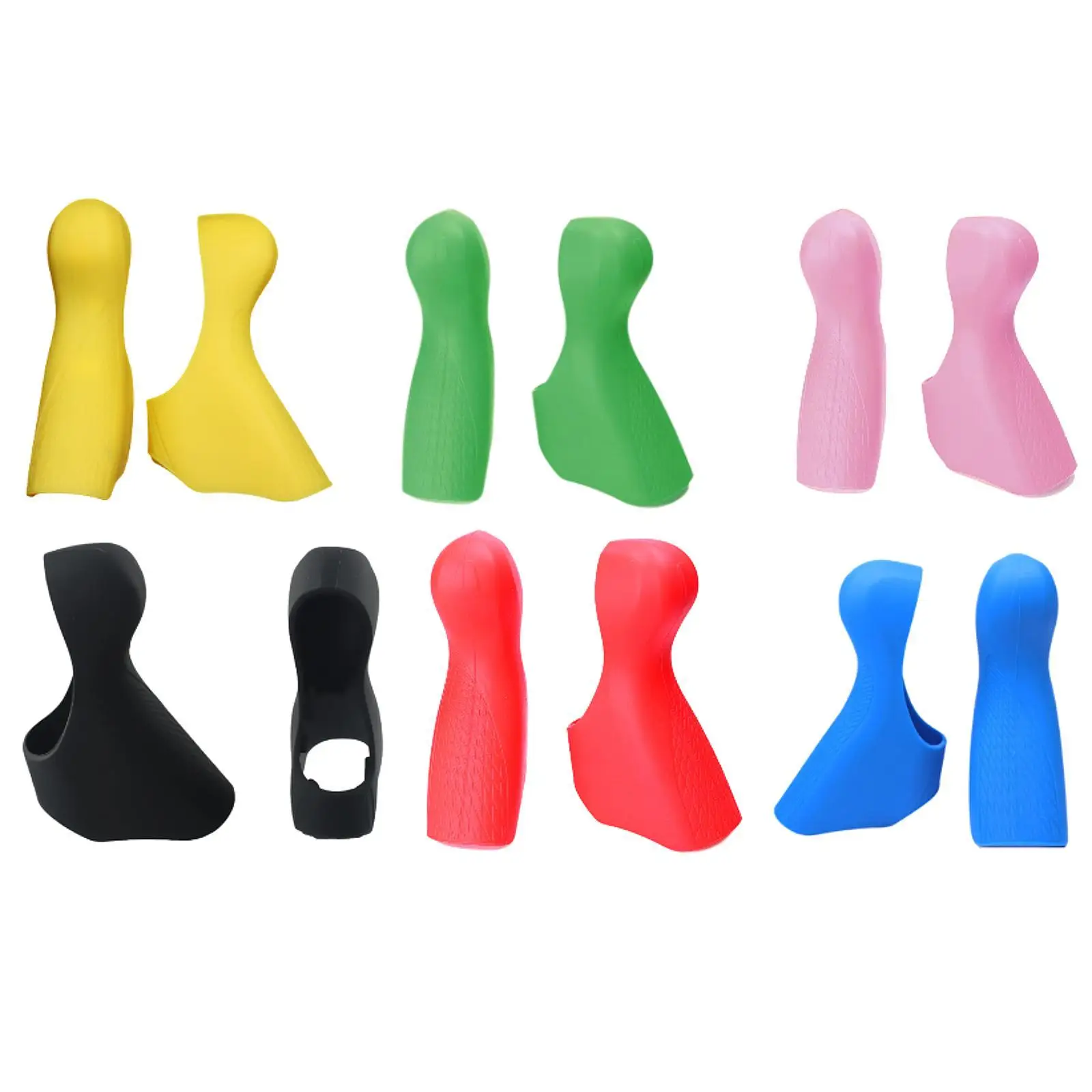 Bike Shifter Lever Cover, Bicycle Shifter Silicone Cover for ST-6700, Non Slip Bicycle Brake Grip Cover Replacement