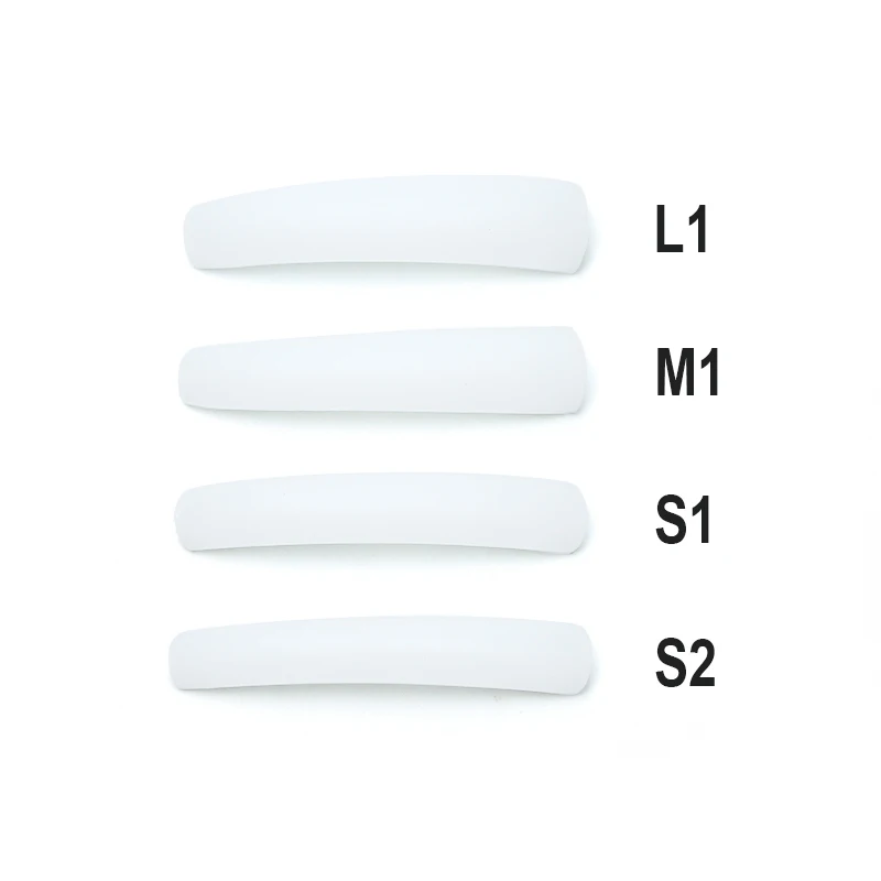 4 Pairs White Silicone Lash Lift Shields Eyelash Perm Pads Lash Lifting Rods Reusable 3D Eyelash Curler Makeup Tools