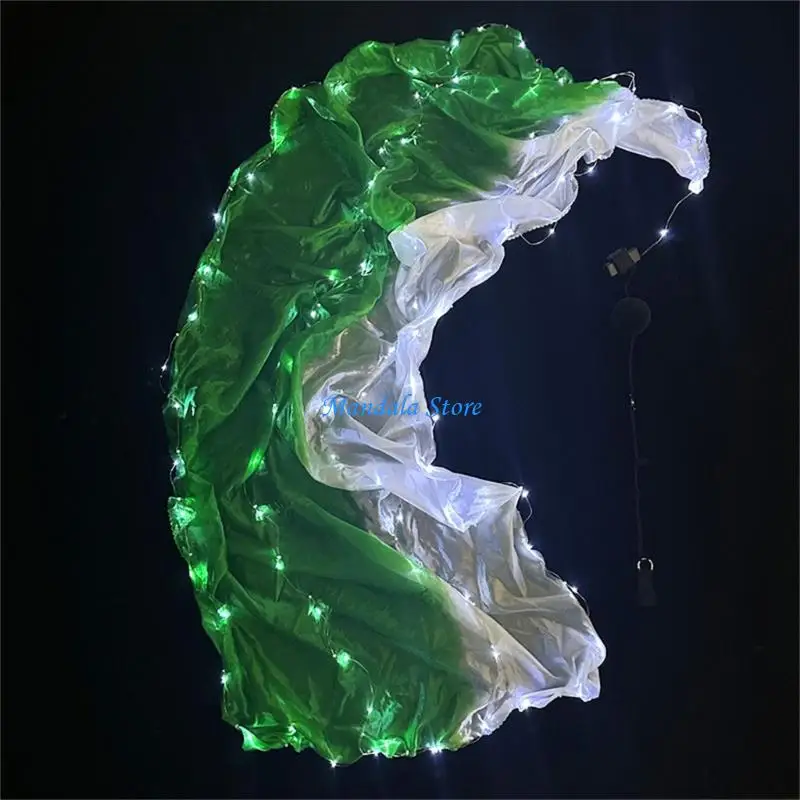 

U2JC LED Glow Dance Scarf Ball With Light For Stage Performances And Belly Dance Props
