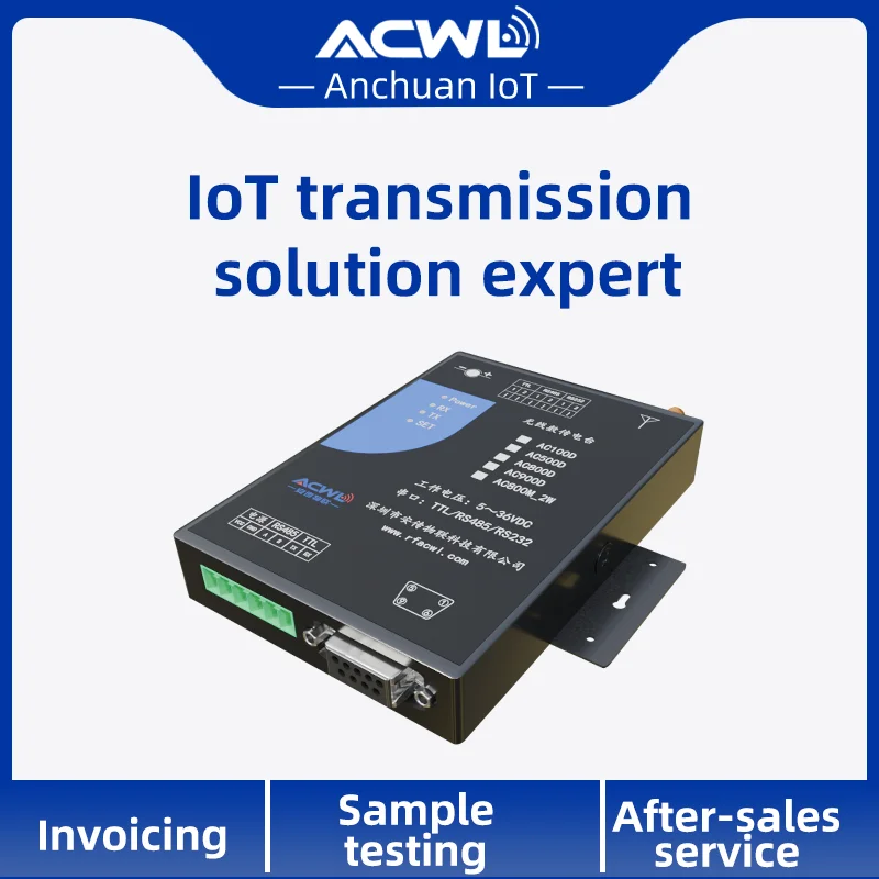 AC800D Low Power LoRa Transceiver for Sensor Networks Utility Meter Reading and Industrial Environmental Monitoring Solutions