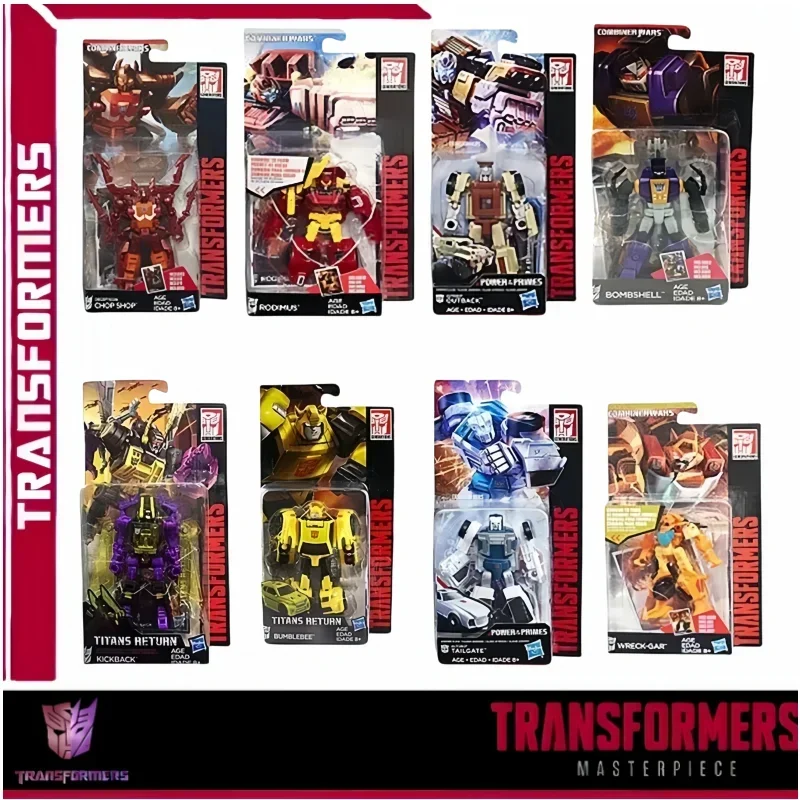 New Hasbro Transformers IDW Commander G Series Cliffjumper Bumblebee Wind Charger Wreck Brawn-Gar Action Figures Model Toy Gift