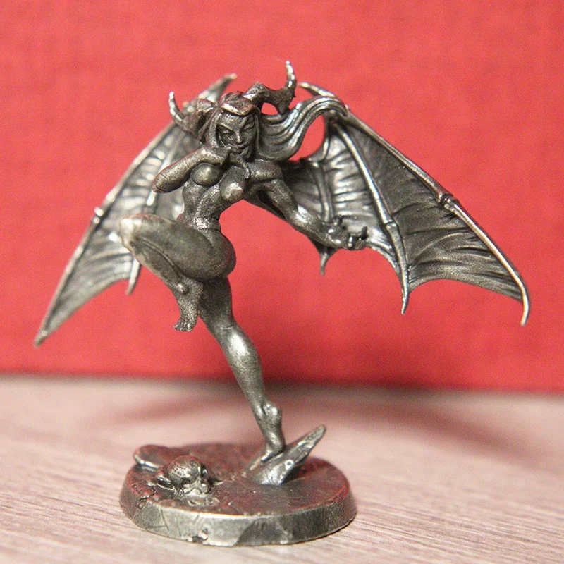 Abyss Demon Fighting Soldiers Man Woman Model Figurines Miniatures Desktop Toy Ornaments Vintage Decorations Crafts Accessories