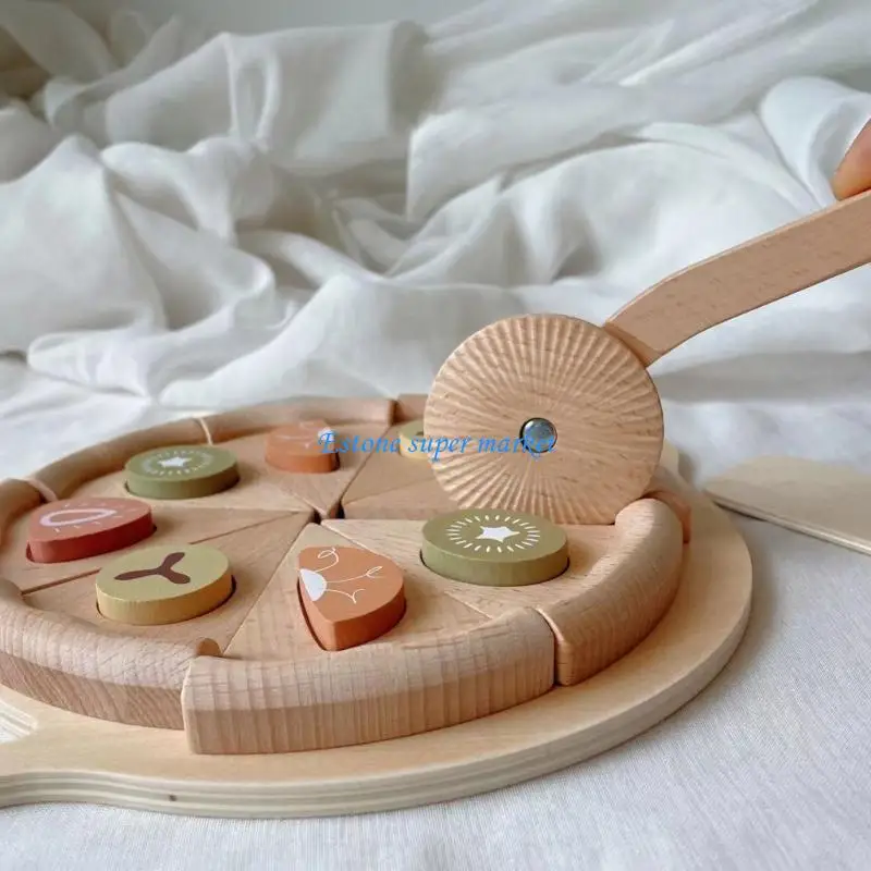 090B Giocattolo in legno per tagliare Fai finta giocare a giochi ruolo per giochi attività per bambini