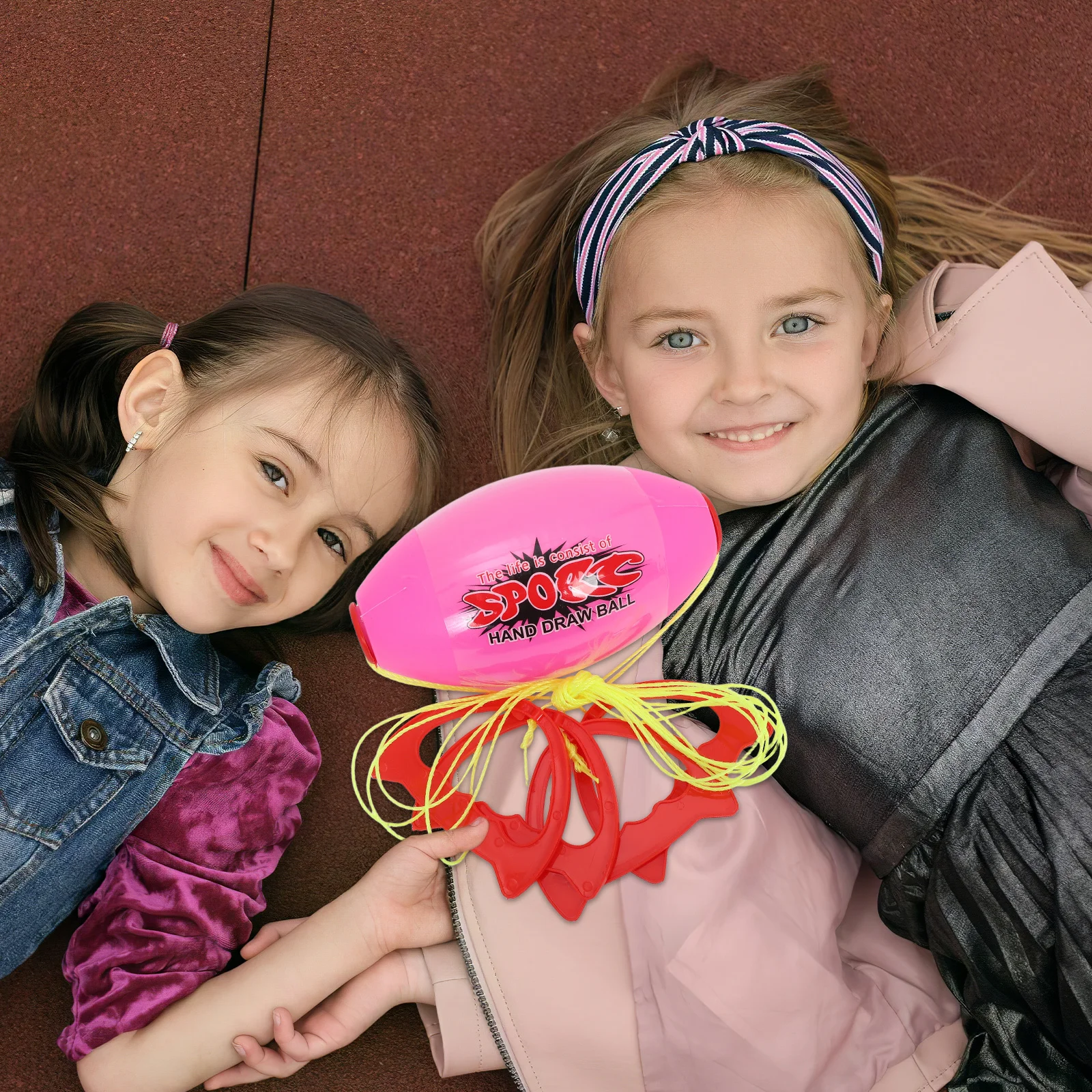 ลูกบอลจัมโบ้สำหรับเด็ก ดึงเล่นได้ สีสุ่ม ใช้ได้ทั้งในร่มและกลางแจ้ง ของเล่นเสริมสร้างความสัมพันธ์ในครอบครัวและเพื่อน  ของเล่นกิจกรรมกลางแจ้ง