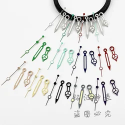 Green Luminous NH35 Hands Silver Gold Blue Green Purple Orange Red Watch Hands For NH35/NH36/4R/7S Movement Watches Pointers