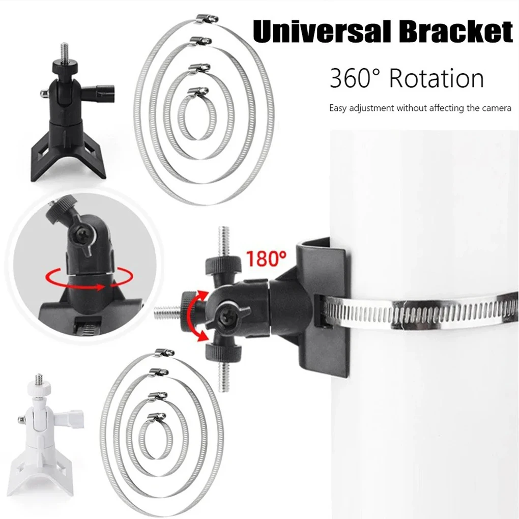 Camera Mount Pipe Mounting Bracket Adjustable Camera Mount Pole Mount for Eufycam 2 2c 3 3c Camera Pole Mount Bracket
