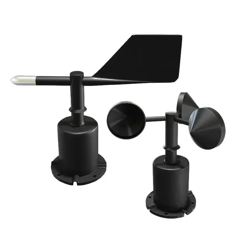 Wind Speed Sensor Wind Direction Transmitter High Precision RS485 Three Cup Anemometer Wind Vane 4-20mA