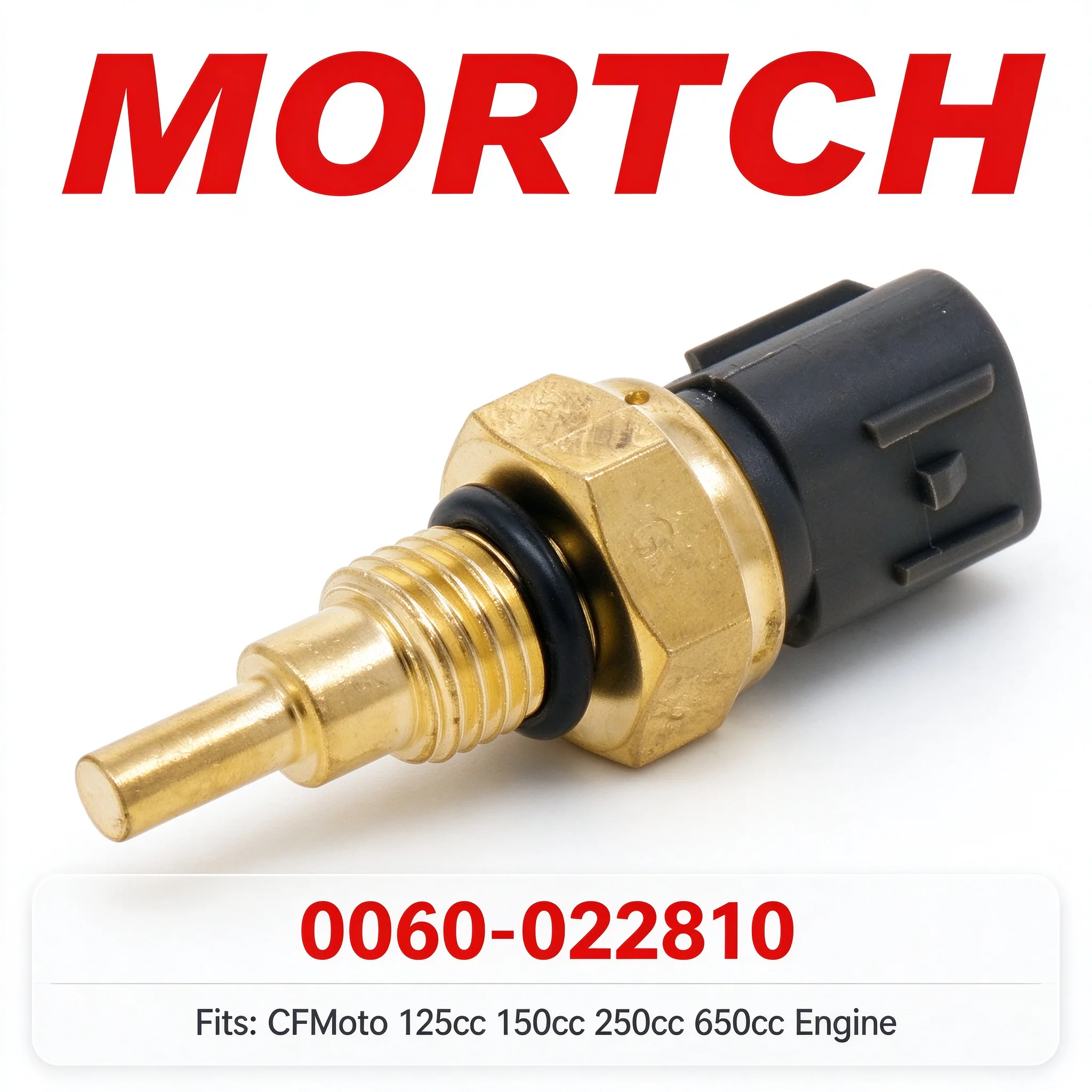 M12 3Pin Water Temperature Sensor 0060-022810 For CFMoto 125cc 150cc 250cc 650cc Engine Coolant Temp