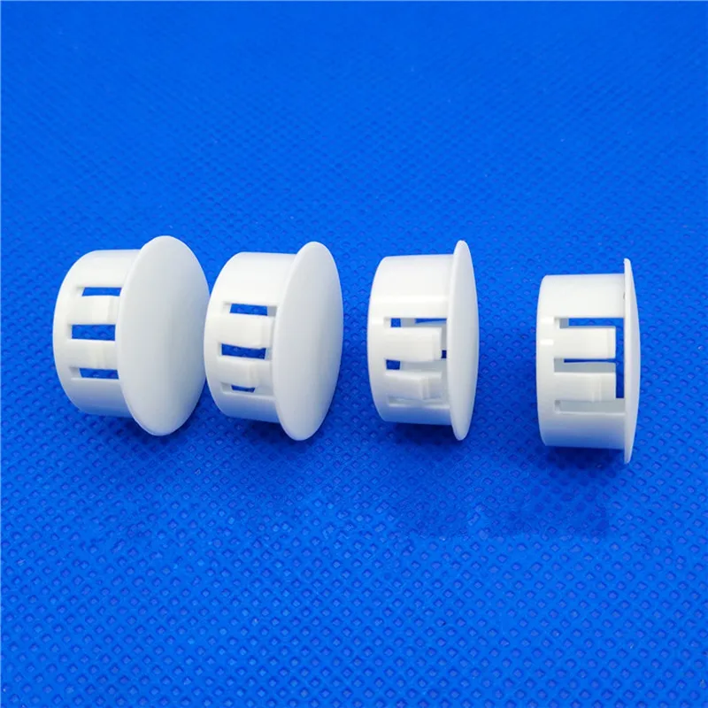 50pcs STK  20mm 22mm 25mm   diameter black and white nylon hole plug plastic plug button plug