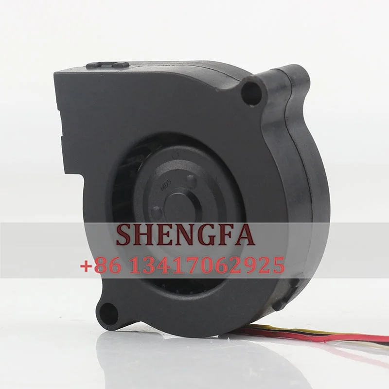 Original Nidec DC12V 0.7A 5V 24V 48V 5CM 5015 50X50X15MM AC EC 3-wire double ball blower centrifugal D05F-12PL 03B cooling fan