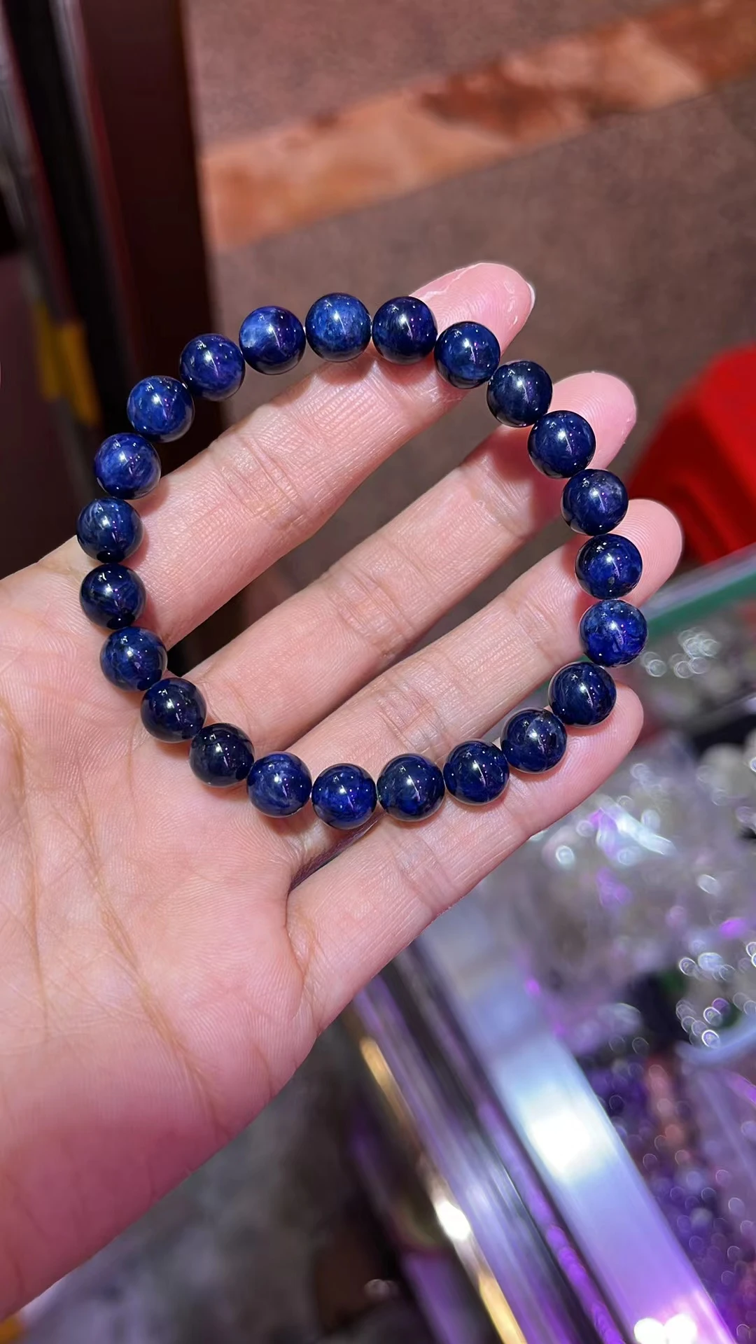 Sugilite Natural Blue Sugilite Round Beads Bracelet Women Men from South Africa 8mm Blue Sugilite Jewelry Fashion AAAAA