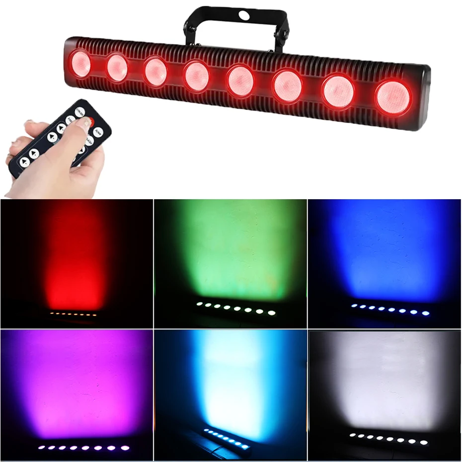 

RGBW 4IN1 Sound party Lights Music Strobe LED Par Light DJ Disco Lights DMX512 Wash Wall Lamp Stage DJ Equipment Wedding Xmas