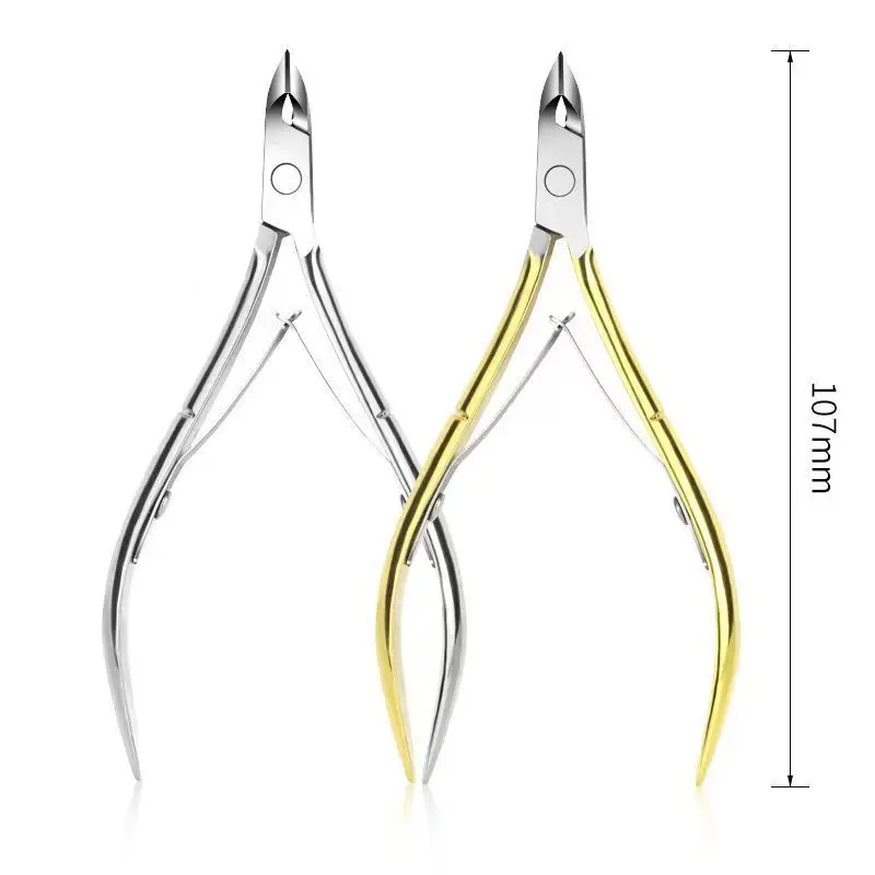 6mm Blade Fingernail Toenail Cuticle Nipper Trimming Stainless Steel Nail Clipper Cutter Cuticle Scissors Plier Manicure Tools