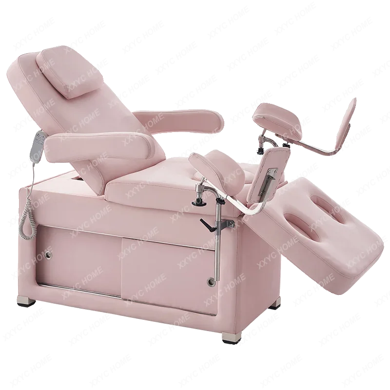 Automatic gynecological high-end private examination care electric beauty bed medical micro-surgery diagnosis tattoo bed