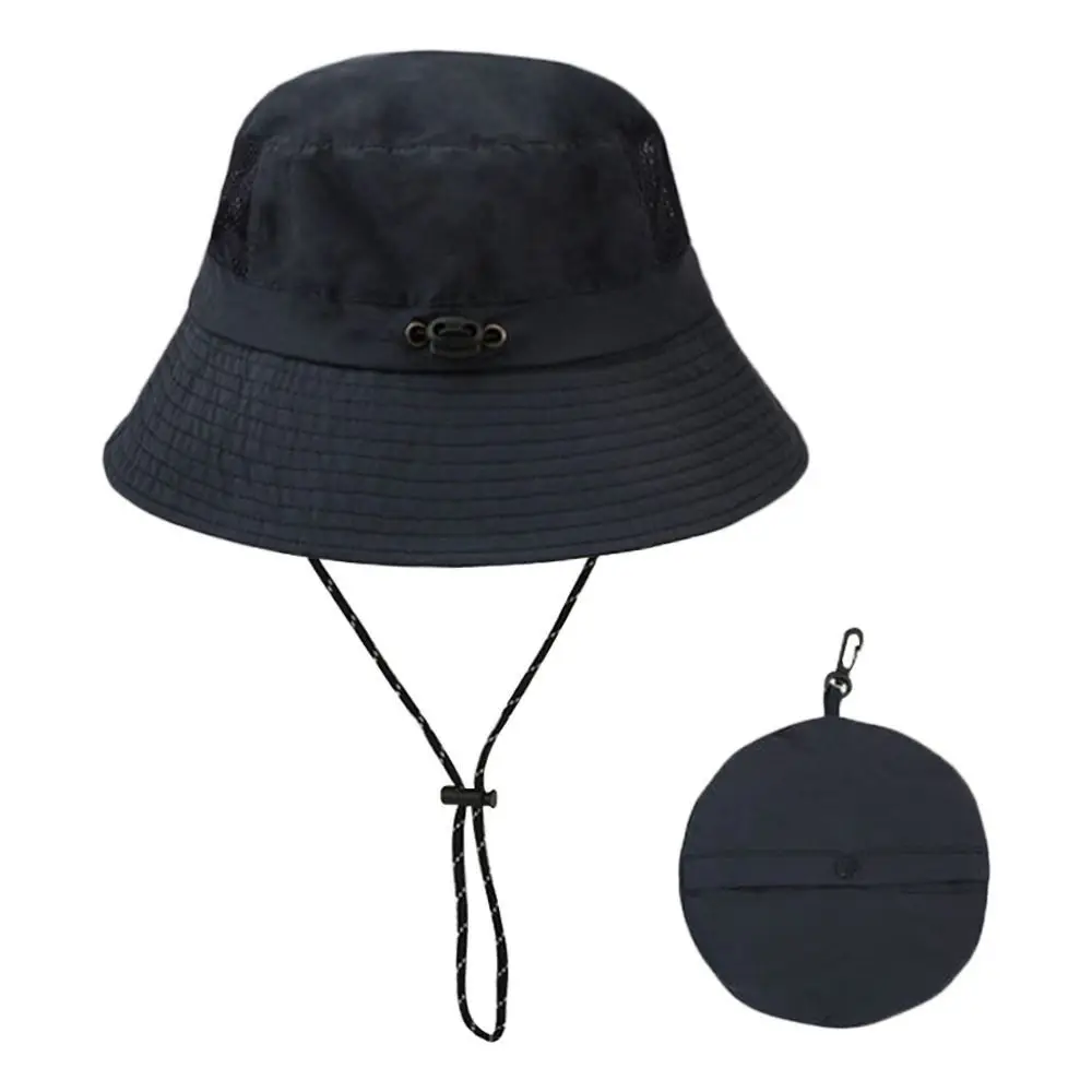 Summer Waterproof Bucket Hat Quick-drying Portable Fishing Cap Storage Bag Sun Protection Sun Hat Mountaineering