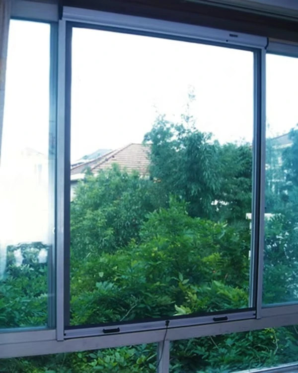 Magnetic Mosquito Net Polyester Pleated Insect Window Screen Material