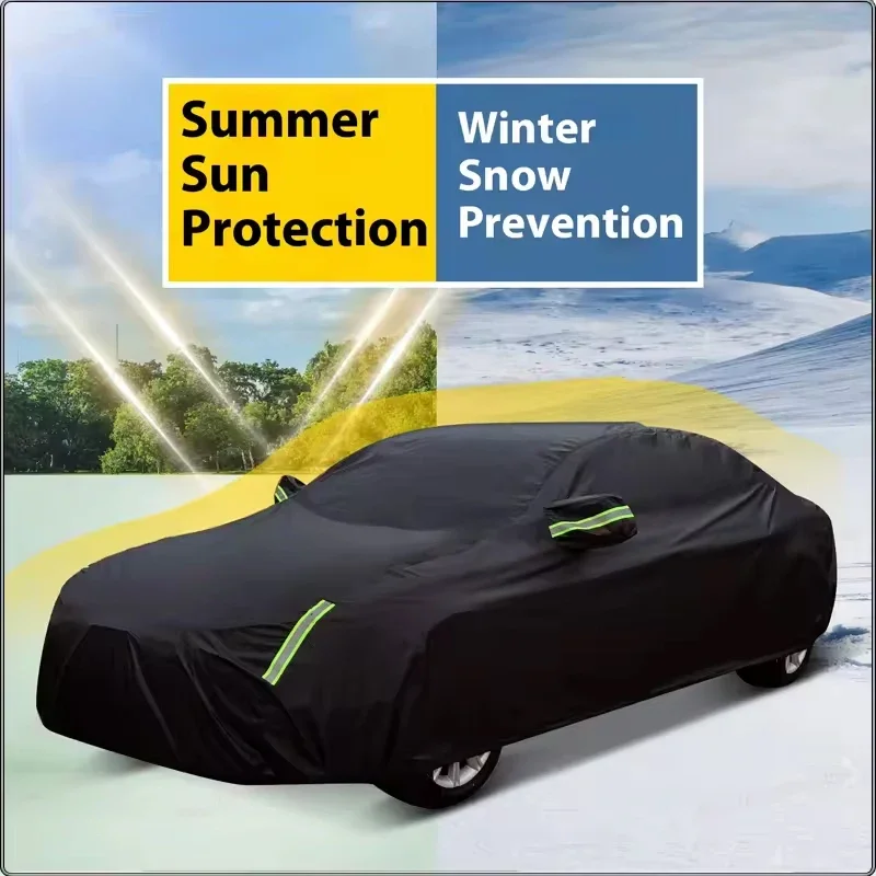 For Cadillac Escalade All Weather Outdoor Car Cover 210T Oxford Cloth Waterproof Snowproof Dustproof UV Sunproof Auto Exterior P