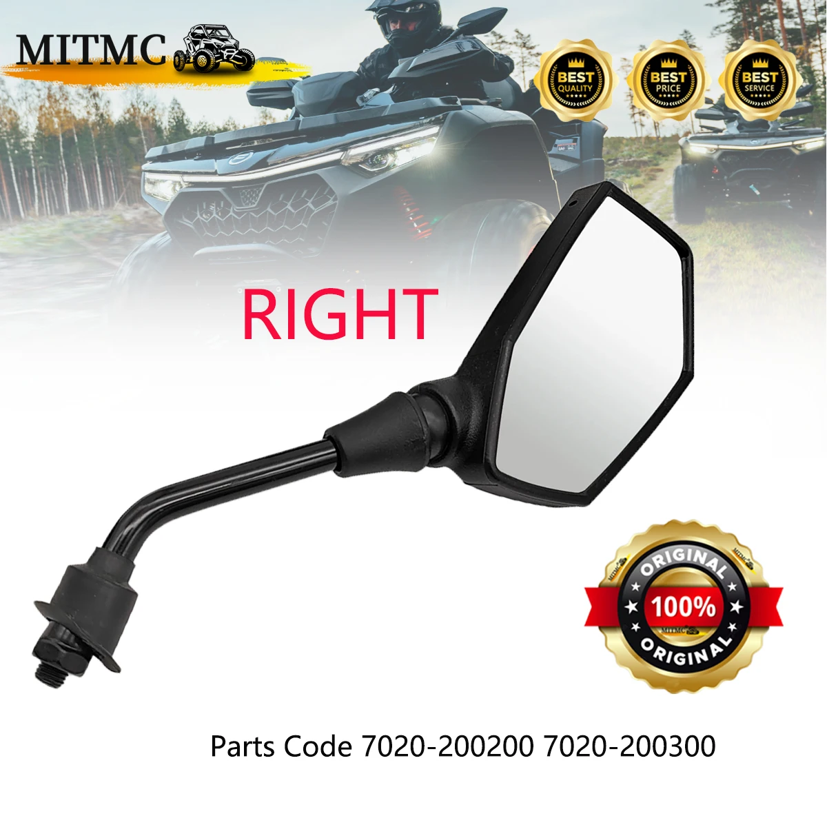 

Original REARVIEW For CF ATV CF450 550 X8 CF800 1000 ATV UTV 7020-200200 7020-200300
